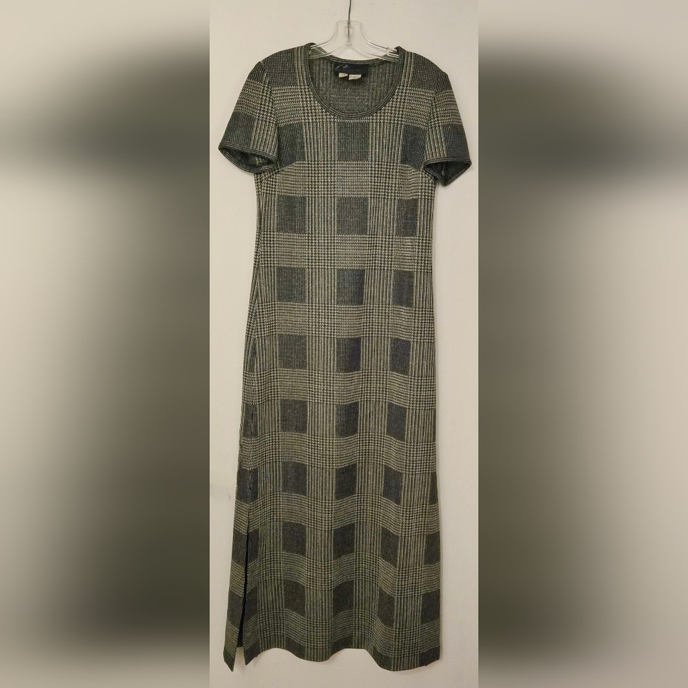 EUC - Charm FASHIONS Toronto metal party dress! Sparkly, metal, A-line, 1970's